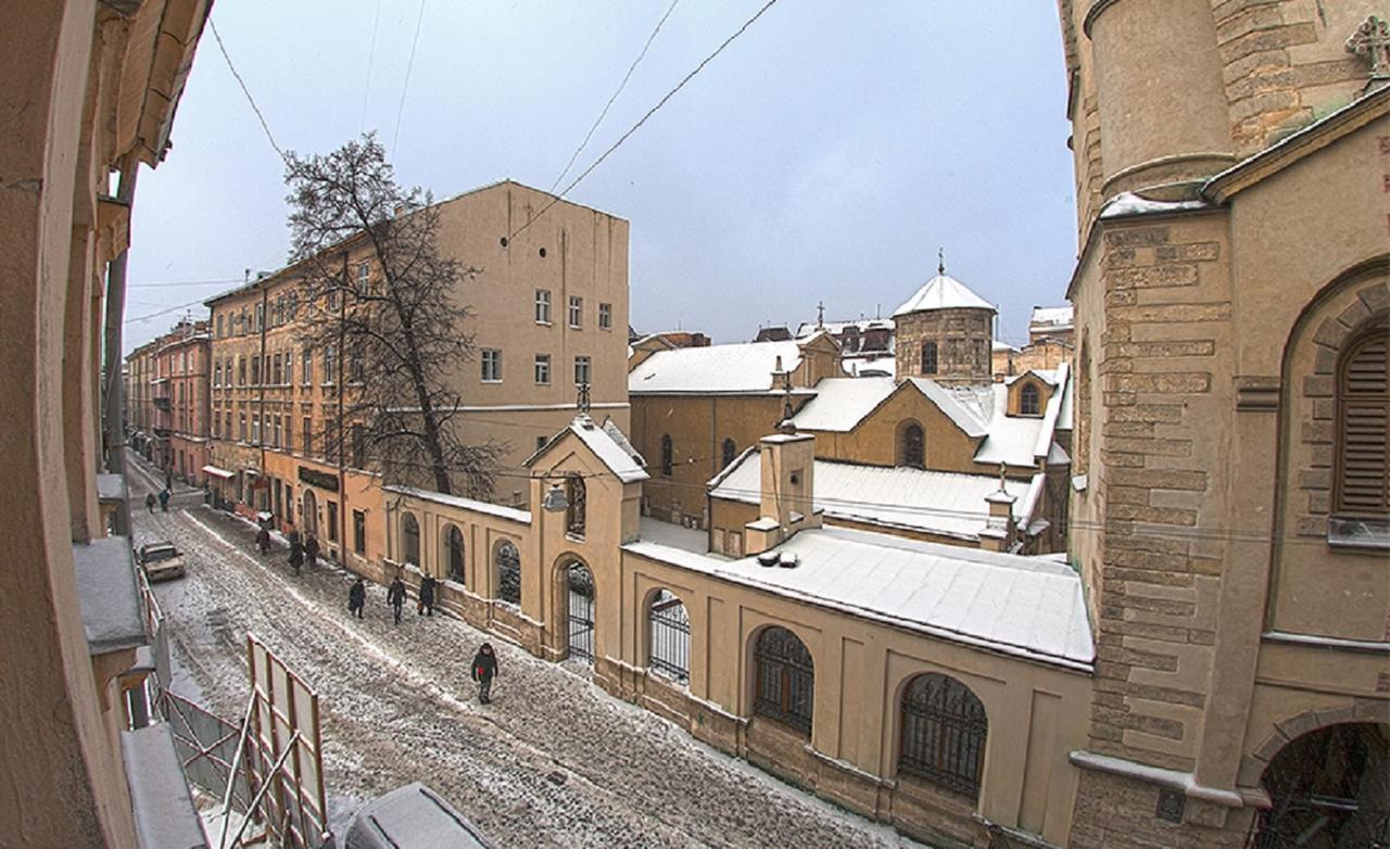 לבוב Квартира В Центрі На Вулиці Вірменській 12 Є Дві Спальні Двуспальні Ліжка מראה חיצוני תמונה